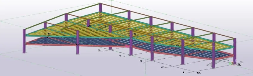 Çelik yapı projesinin teknik tasarımı
