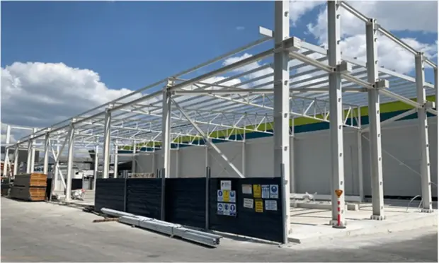 Çelik konstrüksiyon montajı